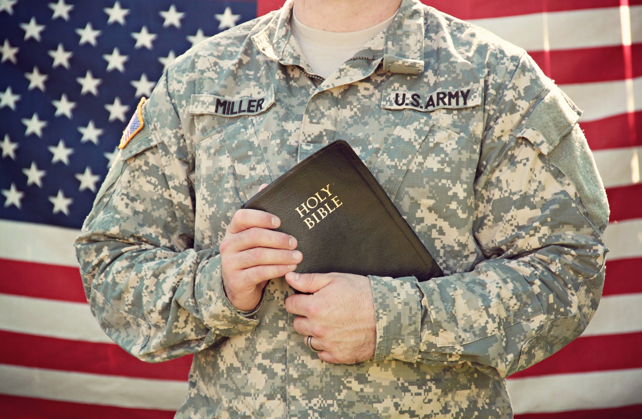 understanding faith- army man with holy bible